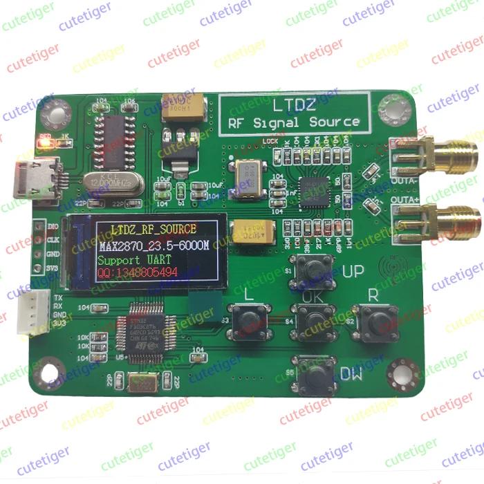 ȣ ҽ  USB 5V  ļ   ׼, LTDZ MAX2870 0.96 ġ OLED STM32 23.5-6000MHz